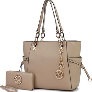 2 piece set - tote plus wallet/wristlet NWT